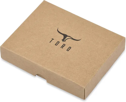 Miniatura 9 de TORO - Cartera de piel con bloqueo RFID para hombre, Antracita, Cartera Rfid