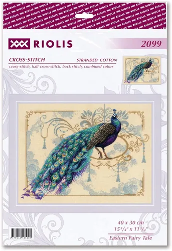 Miniatura 2 de RIOLIS - Eastern Fairy Tale 2099, kits de punto de cruz de animales 15¾"x11¾ ¾