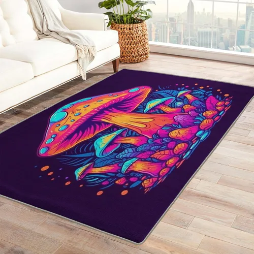 Miniatura 24 de Alfombra de camión monstruo y decoración del hogar, alfombra de 5 x 8 pies, alfombras para niños, alfombra para sala de estar, dormitorio, alfombra