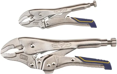Miniatura 3 de IRWIN VISE-GRIP Paquete combinado de alicates de bloqueo, mandíbula curva, 7 pulgadas y 10 pulgadas (IRHT82590)