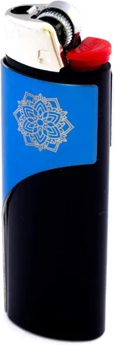 Miniatura 10 de Kasher Encendedor de mandala sin encendedor, construcción elegante y duradera, herramienta ligera, portátil multiusos, adecuado para usar como Negro