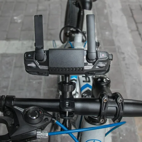 Miniatura 8 de Drone Control remoto rótula 360° giratorio soporte de barra de bicicleta Soporte de montaje para DJI Mavic Air y DJI Spark Transmisor controlador