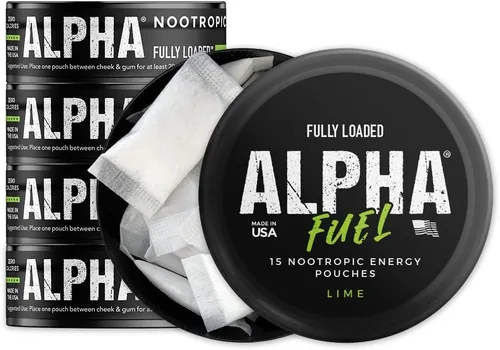 Miniatura 8 de Bolsas Nootrópicas Alpha Fuel Completamente Cargadas (Wintergreen Fuel) - Bolsas de Energía Nootrópicas con Cafeína, Alpha GPC, Tirosina, Taurina