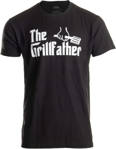 The Grillfather Camiseta divertida para hombres, para papá, abuelo, camiseta divertida para carne asada, humor para hombres