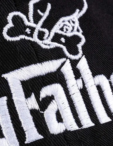 Miniatura 5 de The Dogfather Divertida y linda camiseta de humor para papá, dueño, mascota, perro, cachorro, divertido, Gorro negro, talla única