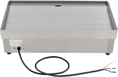 Miniatura 9 de Plancha eléctrica plana superior, 3000 W, 30 pulgadas, plancha eléctrica de acero inoxidable para encimera con tanque de recolección de aceite