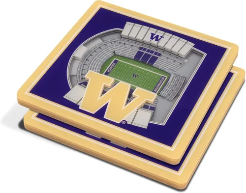 Miniatura 22 de YouTheFan NCAA - Posavasos con vista de estadio en 3D