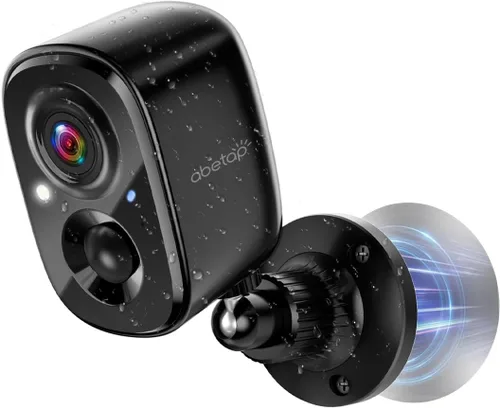 Cámaras de seguridad inalámbricas 2K – Cámaras de seguridad WiFi para exteriores, visión nocturna a color, detección AI/PIR, conversación de 2 vías,
