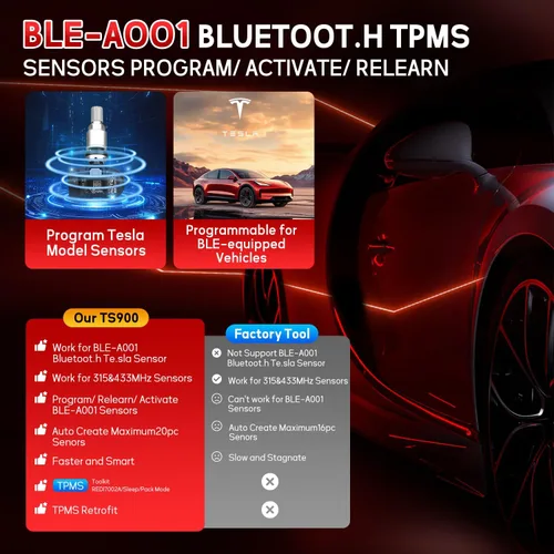 Miniatura 4 de Autel MaxiTPMS TS900, escáner y herramienta de programación TPMS 2 en 1, actualización de MK900BT, MK900TS, MS906TS, MX900, MK900, MK900