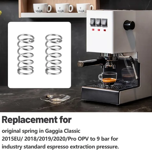 Miniatura 3 de Máquina de café expreso compatible con Gaggia Classic 9 Bar Opv Coffee Machine Kits para Gaggia Classic Pro Opv Mod Springs Piezas Accesorios
