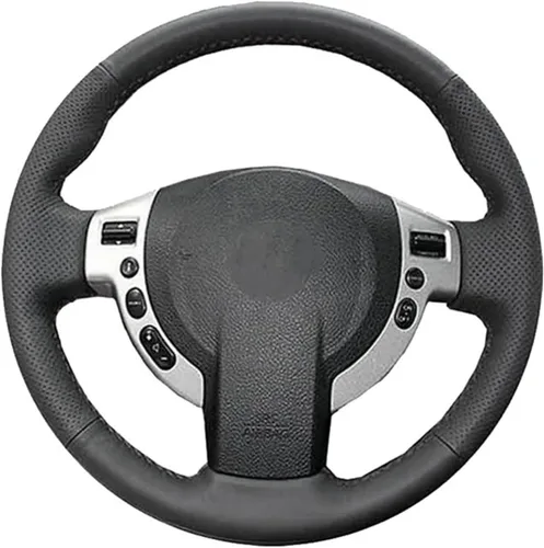 Fundas de volante para Nissan Qashqai X-Trail NV200 Rogue, cubierta personalizada para volante de automóvil