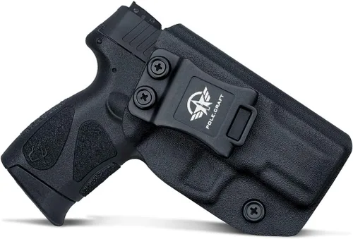 Funda para arma Taurus G2C, Kydex IWB personalizada: Taurus G2C 9mm y pistola Millennium PT111 G2 / PT140 - Portador oculto en la cintura interior -
