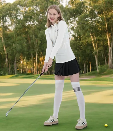 Miniatura 5 de Chal de enfriamiento de golf para mujer, mangas de protección solar para exteriores 2-Blanco