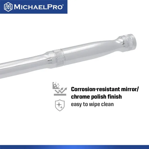 Miniatura 6 de MichaelPro Barra disyuntora de extensión de 1/2 pulgada x 24 pulgadas, acero Cr-V premium MP007006