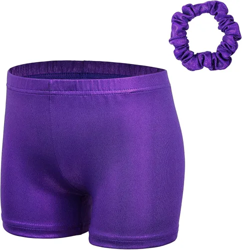 Miniatura 4 de BAOHULU Leotardos de gimnasia para niñas con bordado de purpurina