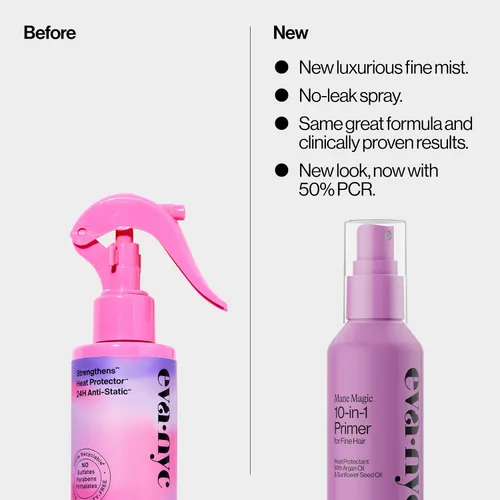 Miniatura 2 de Eva NYC Mane Magic 10-en-1 Primer para cabello - Nuevo rociado fino + sin fugas - Protección contra el calor de semillas de girasol + aceite