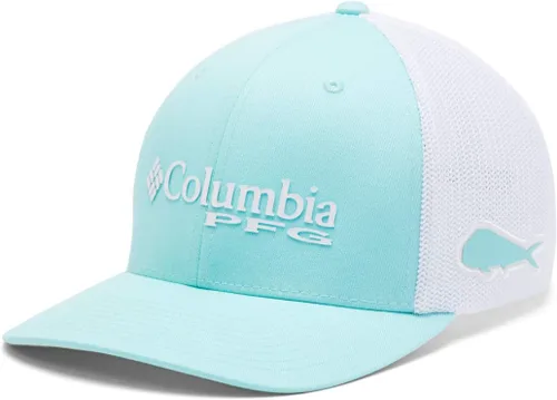 Miniatura 871 de Columbia - Gorra de malla con bandera con árboles unisex para adultos, corona alta