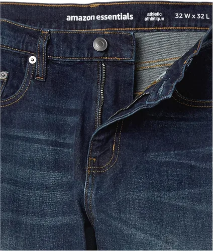 Miniatura 8 de Tienda Essentials Jeans elásticos de ajuste atlético para hombre