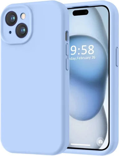 Miniatura 276 de LOVE 3000 Compatible con Funda para iPhone 15, [Cámara de Cobertura Completa de Silicona Suave] [Protección contra Caídas de 8 pies], Forro de Negro