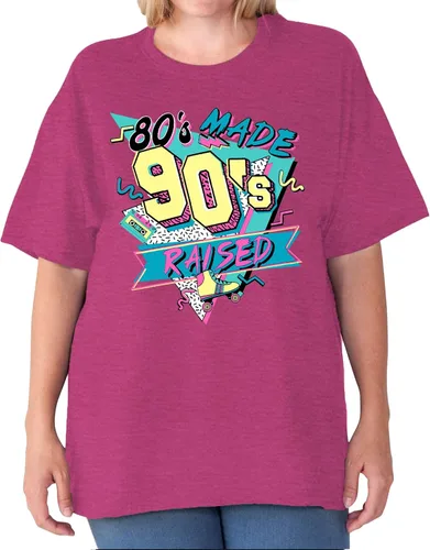 Miniatura 3 de Camisa Made Me de los años 80 Baby 90 para mujer, tallas grandes, trajes de los años 90, camisetas retro de los años 80