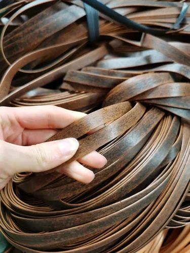 Miniatura 3 de Ratán tejido marrón claro, material de reparación de mimbre de polietileno de plástico para silla de jardín, mesa de café, muebles de patio, cesta