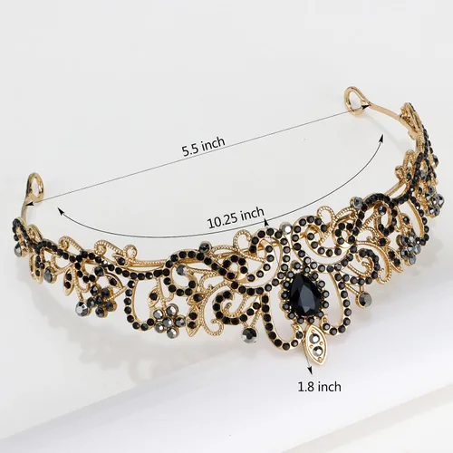 Miniatura 5 de CIEHER - Tiaras y coronas para mujeres y niñas - Regalos de corona para novia, boda, graduación, cumpleaños y Navidad