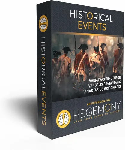 Hegemonía: Expansión de eventos históricos - 50 nuevas cartas añaden eventos a tu juego, juego de mesa único y asimétrico impulsado por cartas, a