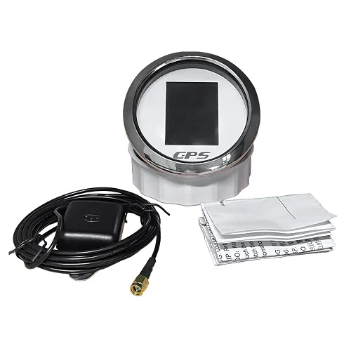 Miniatura 5 de ELING Velocímetro GPS digital universal cuentakilómetros ajustable con voltímetro 9-32V Auto Gauge Set para coche, motocicleta, tractor camión 3.346