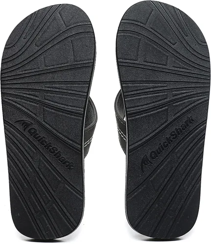 Miniatura 5 de Quickshark Sandalias de cuero para hombre, sandalias de playa con soporte de arco