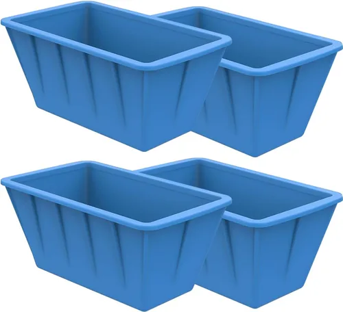 Miniatura 8 de Moldes de cubitos de hielo extra grandes, paquete de 2 moldes de silicona de 16 libras para cubeta fría, bandejas de cubitos de hielo reutilizables