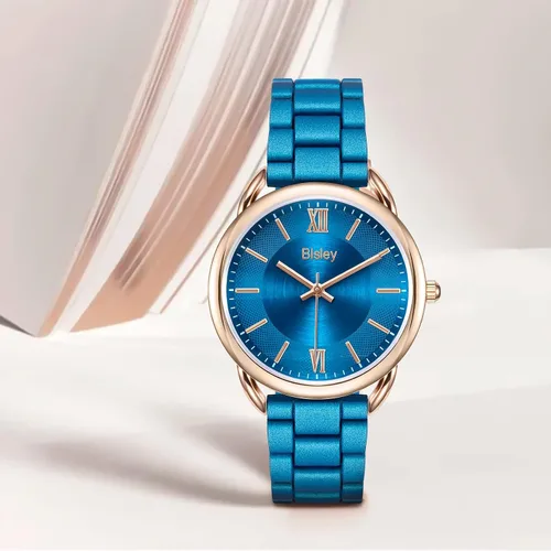 Miniatura 3 de Reloj de pulsera de metal para mujer