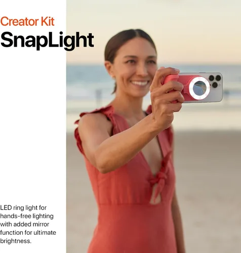 Miniatura 4 de ShiftCam SnapGrip Creator Kit para creadores de contenido, incluye SnapGrip, SnapLight, trípode SnapPod - Kit de vlogging para iPhone y Android