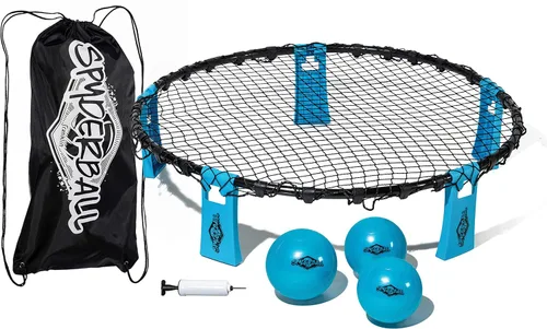 Conjuntos de juegos al aire libre Franklin Sports – PicklePop + Spyderball – Incluye redes, pelotas, palas + bolsas de transporte – Diversión en