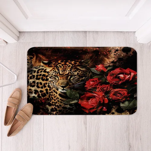 Miniatura 8 de Feelyou Tapetes de baño estampados, con patrón de sombrero occidental, para niños y niños, vaquera rosa, para ducha, accesorios de baño abstractos