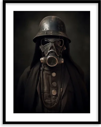 Miniatura 50 de Láminas de Arte de Retratos Victorianos de Star Wars - Impresión de Arte Fino Giclée Premium - Decoración de Pared Steampunk Estética, Póster Darth