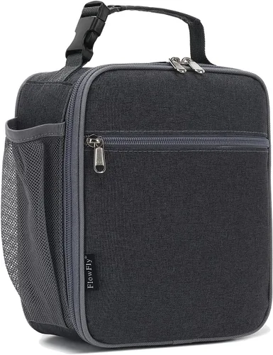 Miniatura 29 de FlowFly Lonchera para niños, bolsa suave aislada, mini hielera para el regreso a clases, kit de bolsa térmica para comidas, para niñas, niños, robot