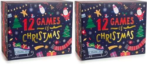 Miniatura 9 de Gutter Games 12 juegos de Navidad - Paquete de noche de juegos familiares para niños y adolescentes - Divertidos juegos de fiesta de Navidad