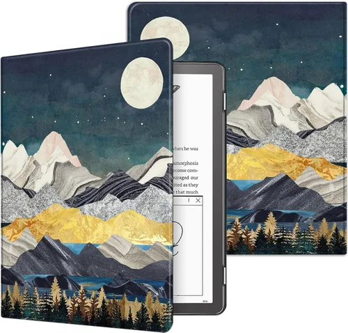 Miniatura 61 de Funda para Kindle básico de 6 pulgadas (11.ª generación), múltiples ángulos, piel sintética, delgada, con función de encendido y apagado automático
