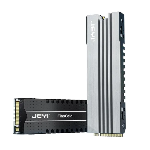Miniatura 9 de JEYI M.2 2280 SSD disipador de calor, grafeno+hoja de cobre, ultradelgado de 0.5mm, conductividad térmica de 1500W/mK, para SSDs NVMe/SATA (5 piezas)