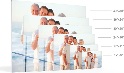 Miniatura 4 de Smile Art Design Decoración de pared personalizada de metal de alta calidad, panel de aluminio rígido brillante HD, coloca tu foto en metal, listo
