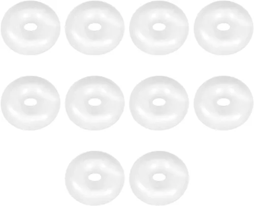 uxcell Junta tórica de silicona, 0.197 in de diámetro exterior, 0.039 in de diámetro interior, 0.079 in de ancho, junta de anillos de sellado VMQ,