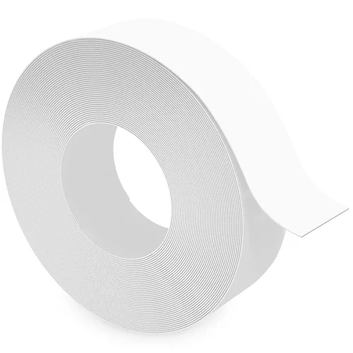 Miniatura 10 de Bandas de borde de PVC negro, rollo de 1 1/2 "x 10 pies - Borde flexible pre-pegado