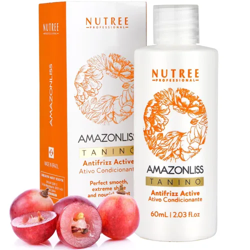 Amazonliss Tanino - Tratamiento para alisar el cabello brasileño - Taninoplastia Tratamiento capilar - Suavizante, hidratante, reparador, efecto
