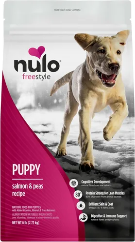 Miniatura 15 de Nulo Freestyle - Alimento para cachorros de raza grande, salmón y pavo, alimento seco sin granos para cachorros, croquetas naturales, altas