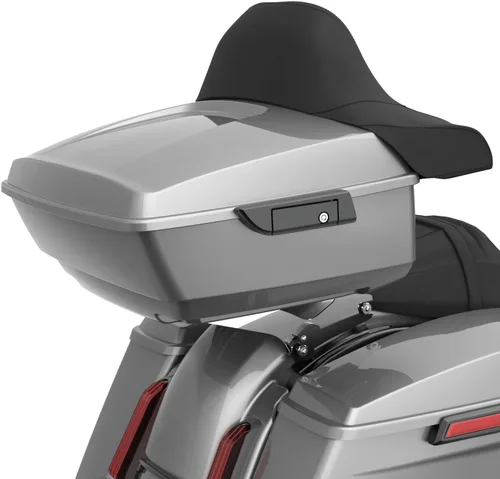 Miniatura 54 de Moto Onfire King Tour - Maletero con almohadilla de respaldo para Harley Touring 1997+ (Barracuda Silver)