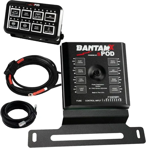 Miniatura 2 de sPOD Controlador de circuitos BantamX 8 con panel de control HD, ajuste universal (cable de batería de 36 pulgadas)