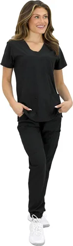 Miniatura 2 de Green Town GT 4FLEX - Conjunto deportivo de uniforme médico de enfermería para mujer (talla S a XL)