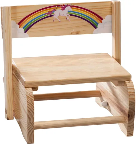 Miniatura 14 de Taburete y silla infantil 2 en 1, diseño de animales y postres