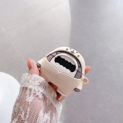 Miniatura 5 de Funda para AirPods Pro, diseño de dibujos animados en 3D, de lujo, a la moda, linda y divertida estética para niñas, hombres, adolescentes, niños