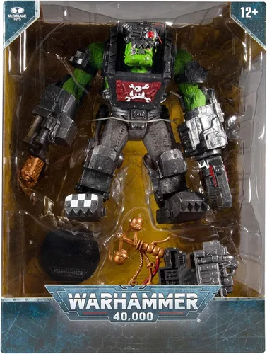 Miniatura 7 de Warhammer 40,000 Ork Big Mek Mega figura de acción con accesorio